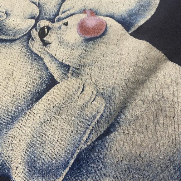 Coca Cola Vintage Polar Bear Sweatshirt Sweater 1995 Coke Size Large - Picture 4 of 8